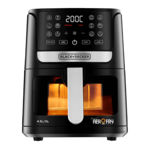 Black and Decker 4.5L Black Digital Airfryer