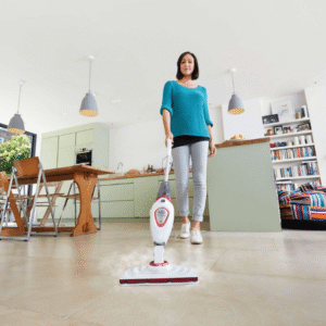 BLACK+DECKER EPP Steam Mop Variable Stem Red (BDS1616R-QS)