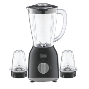 BLACK+DECKER 400W Blender with 2 Grinder Mills (BX365-B5)