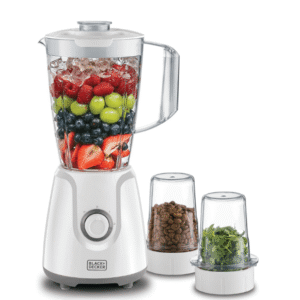 BLACK+DECKER 400W Blender with 2 Grinder Mills (BX4000-B5)
