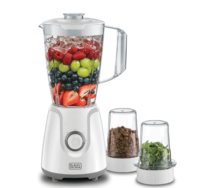 Black and Decker BX4000 Grinder Mill attachment finely processing coffee beans or African dry spices with 400W power.