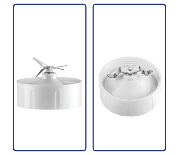 Close-up of the two BX4000 grinder mills, suitable for coffee, dry spices, maize, and local herbs.