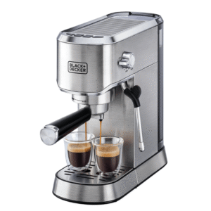 BLACK+DECKER 15-Bar Espresso Coffee Machine (ECM150-B5)