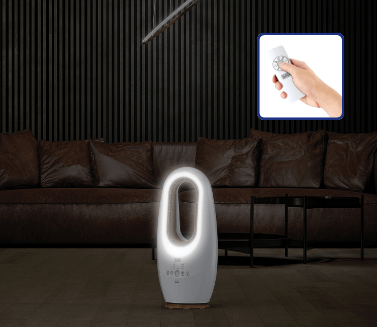 BLACK+DECKER Bladeless Fan 58CM FBL58-B5 – Elegant and Quiet Home Cooling