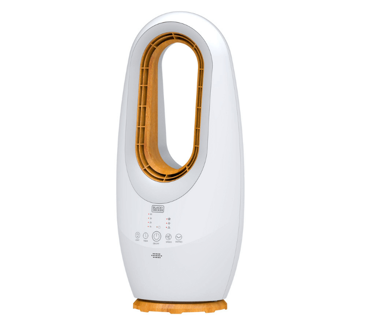 BLACK+DECKER 58CM Bladeless Fan FBL58-B5 – Stylish Modern Cooling Fan