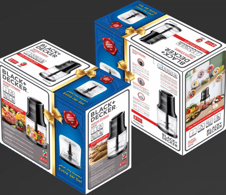 Black+Decker FC500-B5 500ml Capacity Bowl and Dishwasher Safe removable parts, illustrating easy cleaning and perfect size for daily cooking.