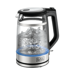 BLACK+DECKER 1.7L Double Wall Glass Kettle (GK220-B5)