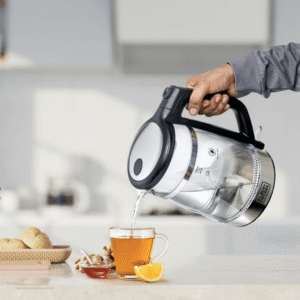 BLACK+DECKER 1.7L Double Wall Glass Kettle (GK220-B5)