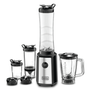 BLACK+DECKER 3-in-1 Sports Blender with Grinder & Juicer (SBX300BCG-B5)