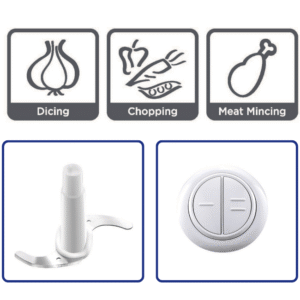 BLACK+DECKER 300W 2-Speed Food Chopper (SC310-B5)