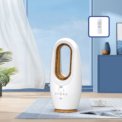 BLACK+DECKER 58CM Bladeless Fan – Sleek design, quiet operation, and energy-efficient cooling.